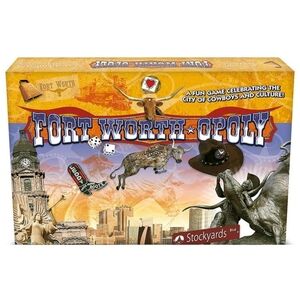 Fort Worth Opoly Board Game NEW Sealed Celebrating The City Of Cowboys & Culture